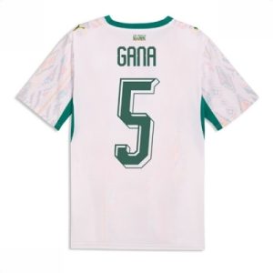 Kjøp Senegal VM 2026 Hjemmedrakt Idrissa Gueye #5 herre Kortermet hvit