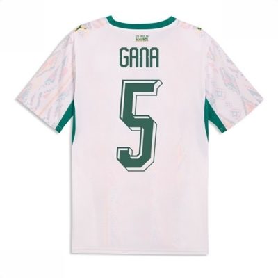 Kjøp Senegal VM 2026 Hjemmedrakt Idrissa Gueye #5 herre Kortermet hvit