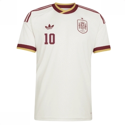 Spania Fotballdrakt Herre Dani Olmo #10 Bortedrakt VM 2026 landslagsdrakt