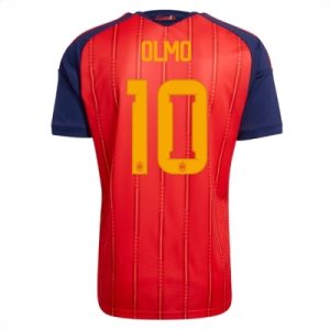 Spania Fotballdrakt Herre Dani Olmo #10 Hjemmedrakt VM 2026 landslagsdrakt
