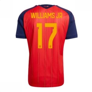 Spania Fotballdrakt Herre Nico Williams #17 Hjemmedrakt VM 2026 landslagsdrakt