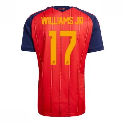 Spania Fotballdrakt Herre Nico Williams #17 Hjemmedrakt VM 2026 landslagsdrakt