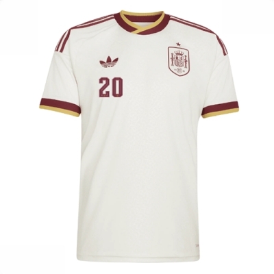 Spania Fotballdrakt Herre Pedri Gonzalez #20 Bortedrakt VM 2026 landslagsdrakt