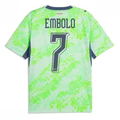 Sveits VM 2026 drakt Breel Embolo #7 Bortedrakt VM 2026 Kortermet