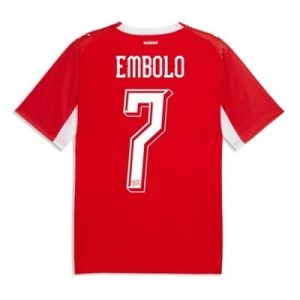Sveits VM 2026 drakt Breel Embolo #7 Hjemmedrakt VM 2026 Kortermet
