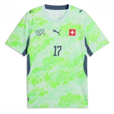 Sveits VM 2026 drakt Ruben Vargas #17 Bortedrakt VM 2026 Kortermet