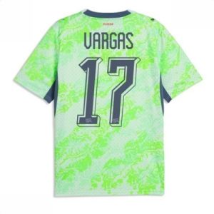 Sveits VM 2026 drakt Ruben Vargas #17 Bortedrakt VM 2026 Kortermet