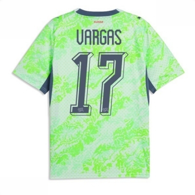Sveits VM 2026 drakt Ruben Vargas #17 Bortedrakt VM 2026 Kortermet