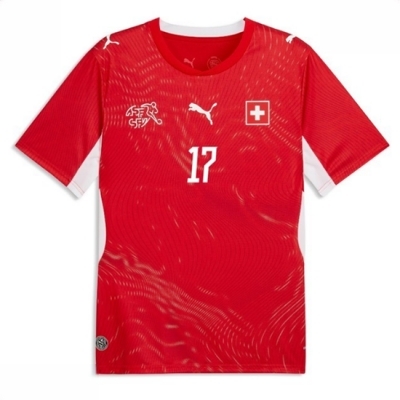 Sveits VM 2026 drakt Ruben Vargas #17 Hjemmedrakt VM 2026 Kortermet