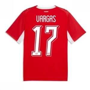 Sveits VM 2026 drakt Ruben Vargas #17 Hjemmedrakt VM 2026 Kortermet
