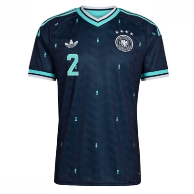Tyskland VM 2026 Antonio Rudiger #2 Bortedrakt Kortermet Fotballdrakt Herre