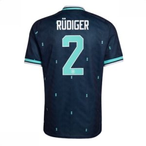 Tyskland VM 2026 Antonio Rudiger #2 Bortedrakt Kortermet Fotballdrakt Herre