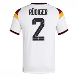 Tyskland Fotballdrakt Herre Antonio Rudiger #2 Hjemmedrakt VM 2026 Kortermet