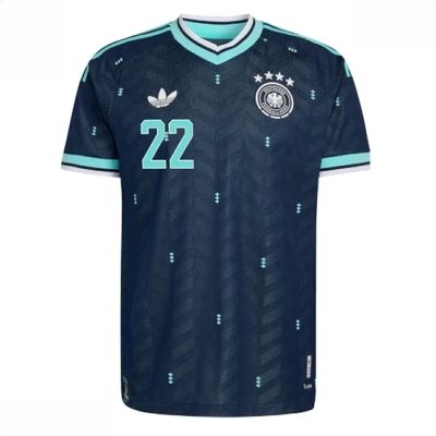 Billige fotballdrakter Tyskland VM 2026 Bortedrakt Herre med David Raum #22