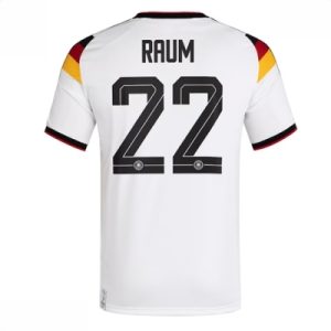 Tyskland VM 2026 drakt Herre David Raum #22 Hjemmedrakt Kortermet