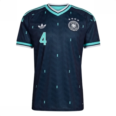 Tyskland Fotballdrakt Herre Jonathan Tah #4 Bortedrakt VM 2026 Kortermet