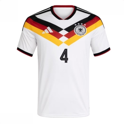 Tyskland Fotballdrakt Herre Jonathan Tah #4 Hjemmedrakt VM 2026 Kortermet