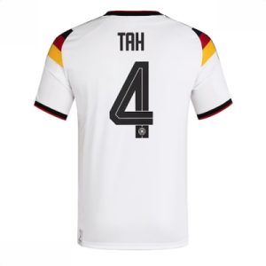 Tyskland Fotballdrakt Herre Jonathan Tah #4 Hjemmedrakt VM 2026 Kortermet