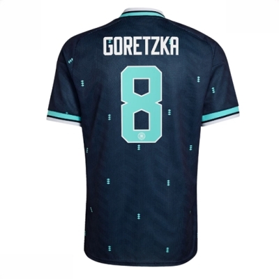 Tyskland Fotballdrakt Herre Leon Goretzka #8 Bortedrakt VM 2026 Kortermet