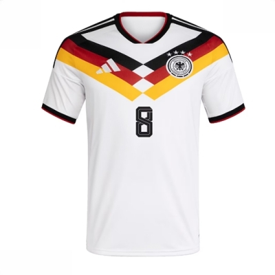 Tyskland Fotballdrakt Herre Leon Goretzka #8 Hjemmedrakt VM 2026 Kortermet