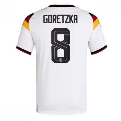 Tyskland Fotballdrakt Herre Leon Goretzka #8 Hjemmedrakt VM 2026 Kortermet