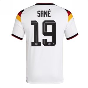 Tyskland Fotballdrakt Herre Leroy Sane #19 Hjemmedrakt VM 2026 Kortermet