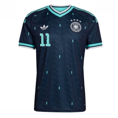 Tyskland VM 2026 drakt Herre Nick Woltemade #11 Bortedrakt Kortermet