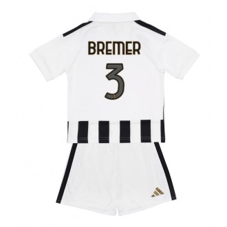 Juventus Hjemmedrakt barn fotballsett Fotballdrakt 2026-27 Gleison Bremer #3