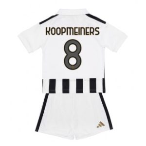 Juventus Hjemmedrakt 2026-27 barn fotballsett Fotballdrakt Teun Koopmeiners #8
