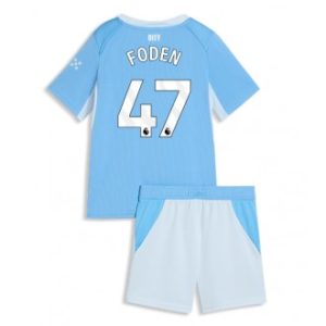 Billige Manchester City Draktsett 2026-27 Barn Hjemmedrakt Phil Foden #47