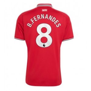 Manchester United Hjemmedrakt 2026-27 Bruno Fernandes #8 rød Fotballtrøye
