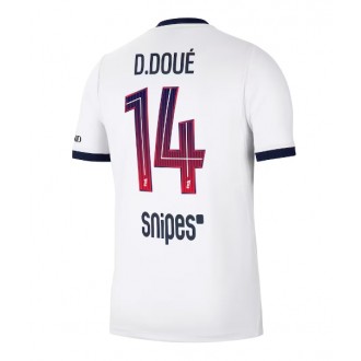 Billige Paris Saint-Germain PSG Bortedrakt 2026-27 Desire Doue #14 hvit