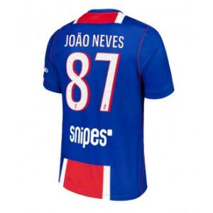 Paris Saint-Germain PSG Hjemmedrakt 2026-27 med Joao Neves 87 trykk