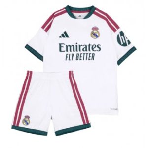 Real Madrid Hjemmedrakt barn 2026-27 hvit Draktsett Fotballdrakt