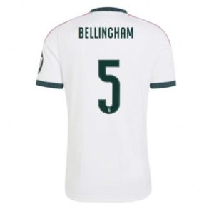 Jude Bellingham #5 Real Madrid Hjemmedrakt 2026-27 hvit fotballdrakt for menn