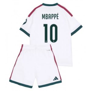 Real Madrid 2026-27 Hjemmedrakt barn Kylian Mbappe #10 hvit Fotballtrøye