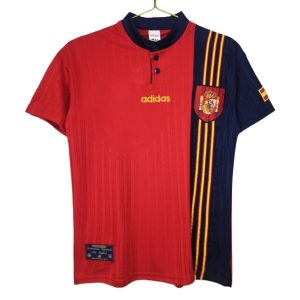 Retro Spania 1996 Hjemmedrakt Landslagsdrakt Retrodrakt