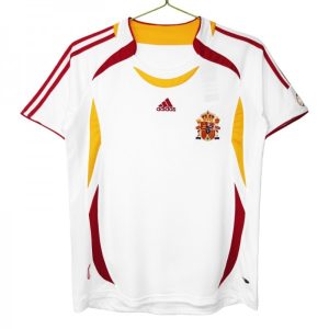 Retro Spania 2006 Bortedrakt retro fotballtrøye hvit