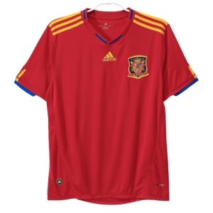 Retro Spania 2010 Hjemmedrakt rød Fotballdrakter