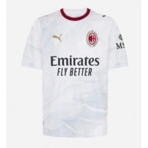 Herre hvit AC Milan fotballdrakt 2026-27 Bortedrakt med trykk