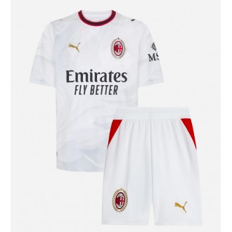 Christopher Nkunku #18 AC Milan Bortedrakt til barn 2026-27 hvit Fotballdrakter