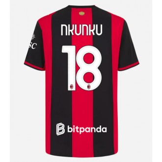 AC Milan Christopher Nkunku #18 Hjemmedrakt 2026-27 rød og svart