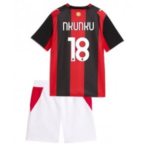 AC Milan Christopher Nkunku #18 Hjemmedrakt til barn 2026-27 Fotballdrakter