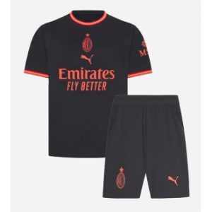 AC Milan Tredje skjorte til barn 2026-27 svart Draktsett til Barn