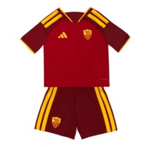 AS Roma 2026/27 hjemmedrakt barn Fotballdrakt rød og gul