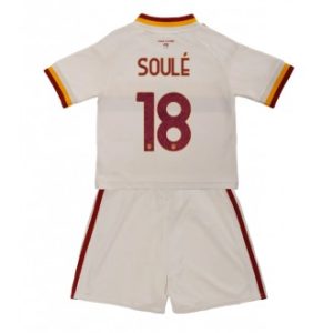 AS Roma Matias Soule #18 Bortedrakt barn 2026-27 hvit drakt med kort erm