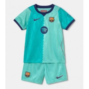 Billige Barcelona Tredje skjorte 2026-27 Draktsett til Barn blå