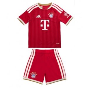 Bayern Munich Hjemmedrakt til barn 2026-27 rød og hvit