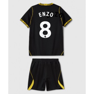 Chelsea Enzo Fernandez #8 Bortedrakt til barn 2026-27 svart drakt med kort erm
