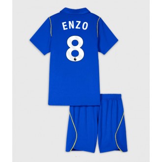 Kjøp Chelsea Enzo Fernandez #8 Hjemmedrakt til barn 2026-27 blå